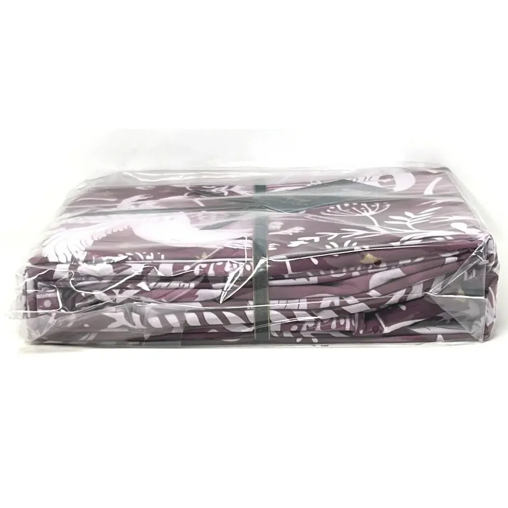 Pottery Barn Teen Harry Potter Patronus Damask KING Duvet Cover Burgundy Gold